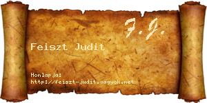 Feiszt Judit névjegykártya